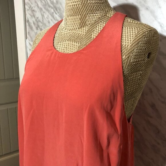 Joie Silk Tank Top Pink Size Large - Picture 6 of 6